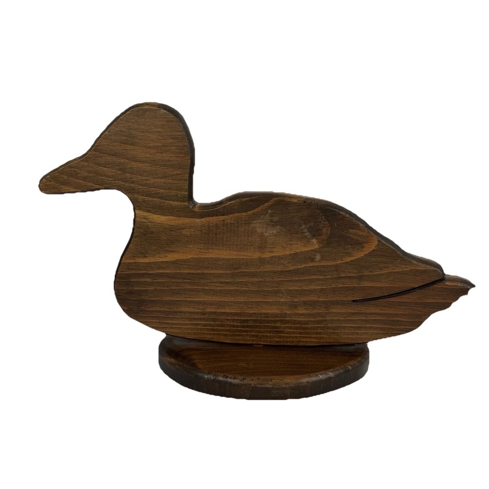 VTG Wood Cutout Duck Decor Farmhouse Cottage Rustic‎ Country